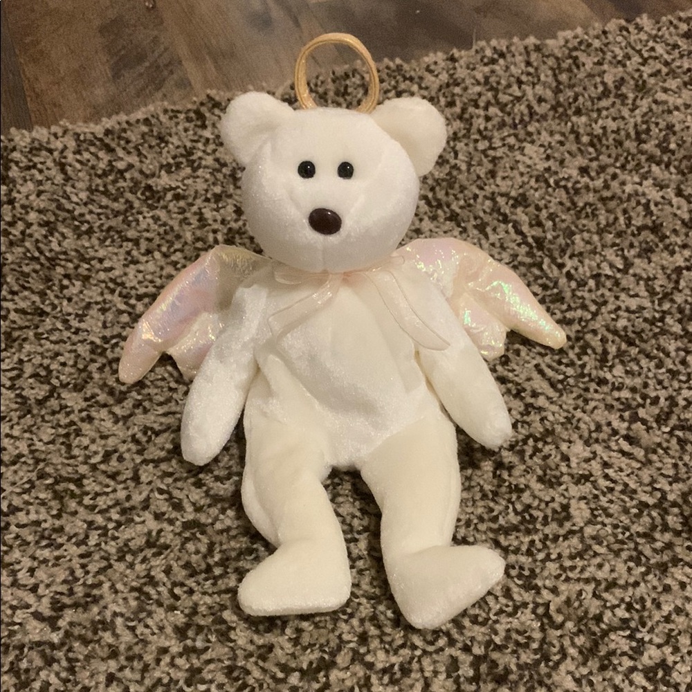 Ty “Halo” Brown Nosed Stuffed Bear